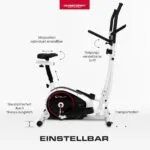 Christopeit sport CT4 2in1 elliptikus szobakerékpár