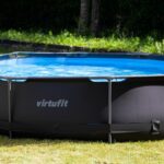 VirtuFit Fémvázas medence vízszűrővel 244x76cm