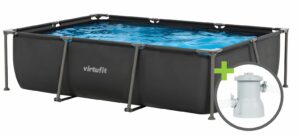 VirtuFit Fémvázas medence vízszűrővel 300x210cm