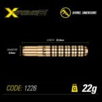 Winmau Xtreme2 Brass darts 22 gramm