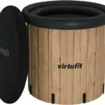 VirtuFit Ice Bath XXL 375 literes jégkád fa mintázattal